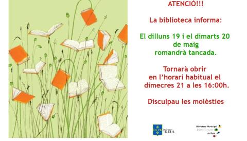 Tancament de biblioteca