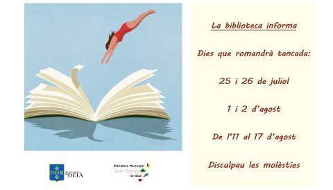 VACANCES A LA BIBLIOTECA