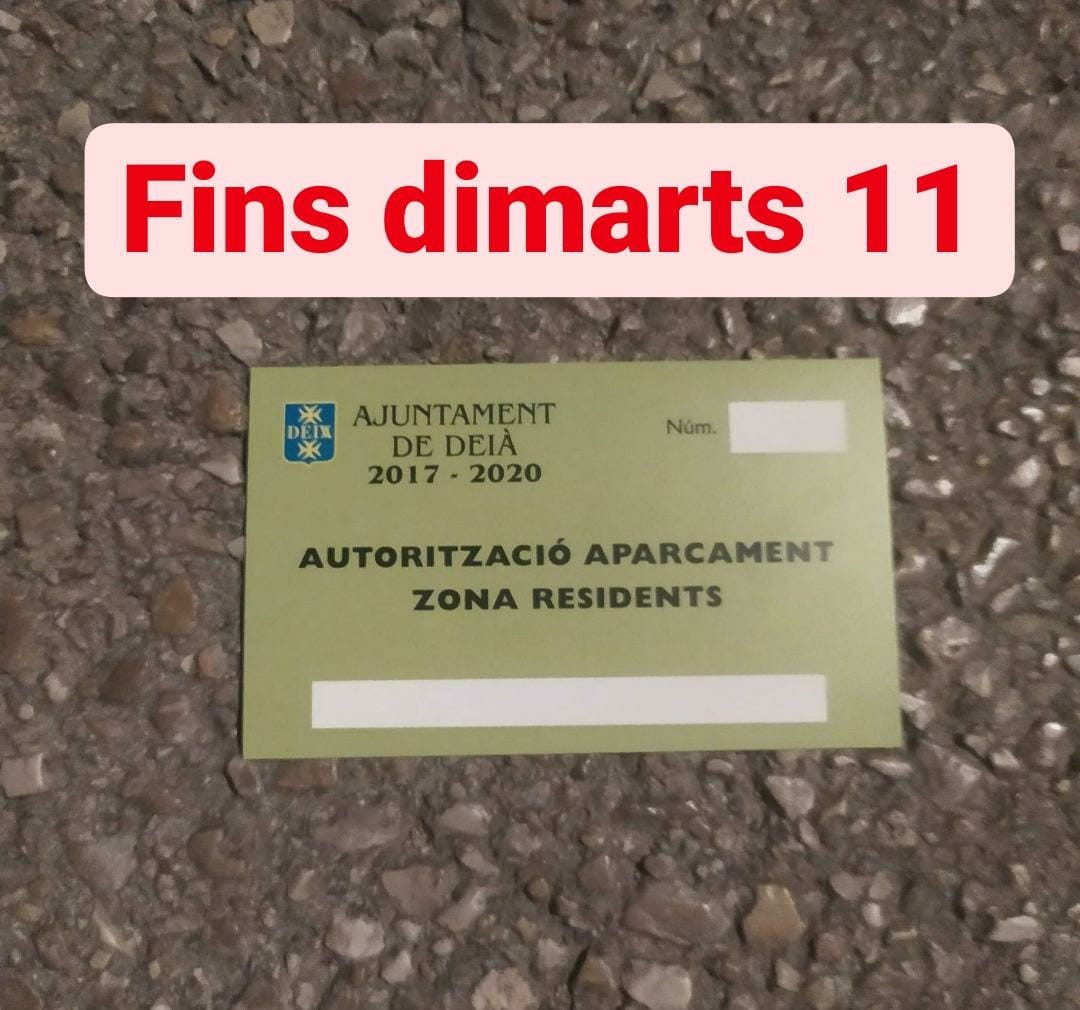 Zona d'Aparcament per a Residents