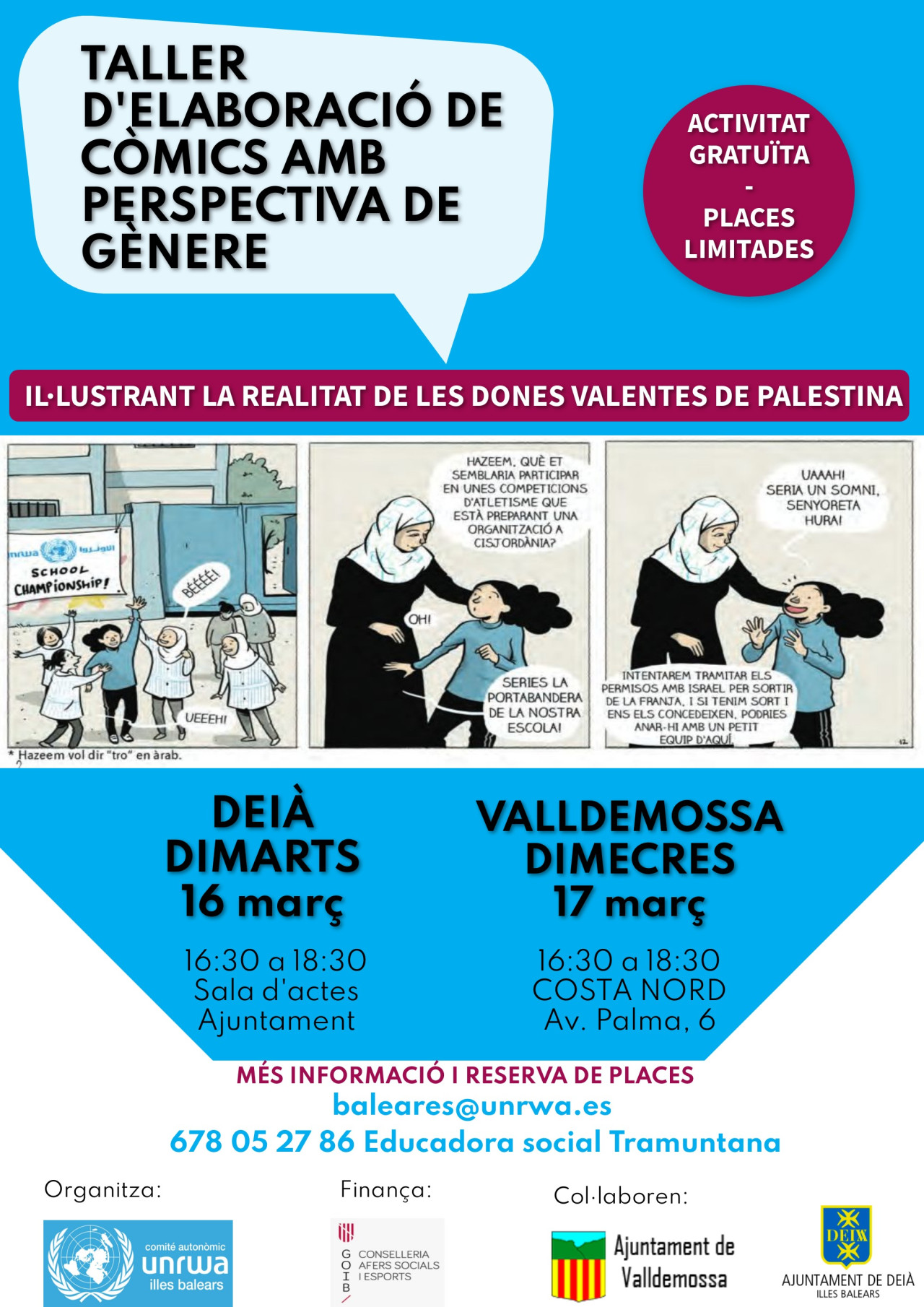 Taller d'elaboració de còmics amb perspectiva de gènere