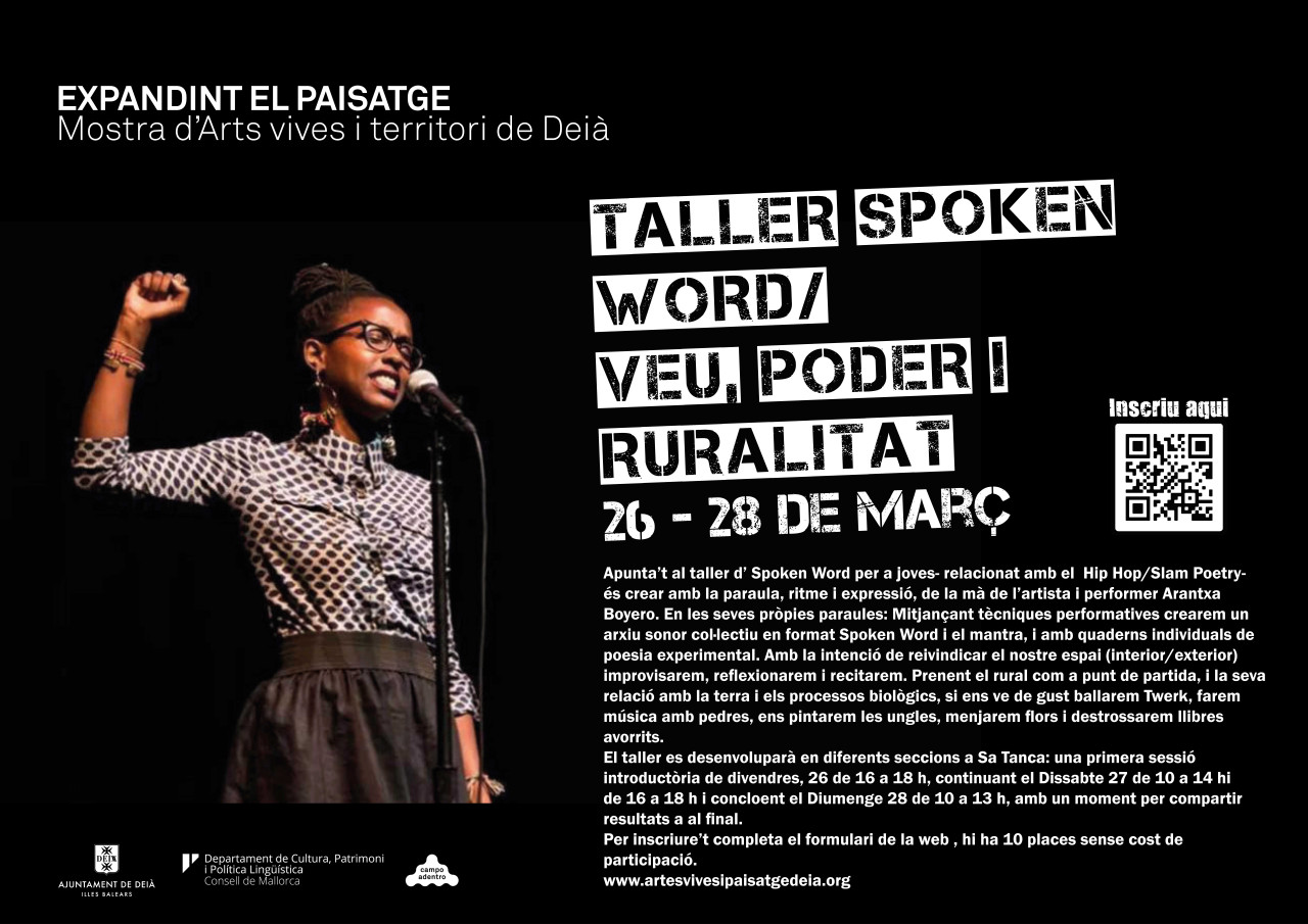 Taller spoken word / veu, poder i ruralitat