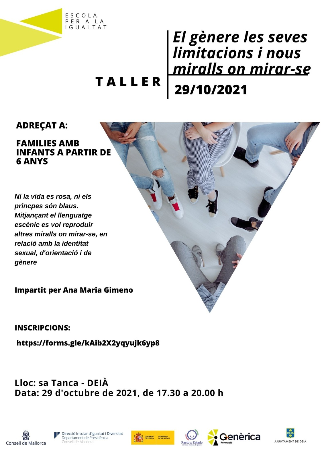Taller "El gènere les seves limitacions i nous miralls on mirar-se"
