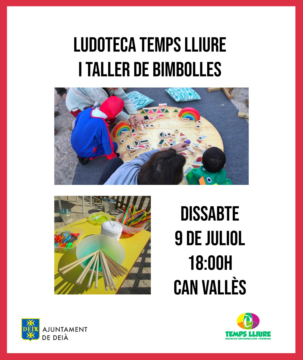 LUDOTECA TEMPS LLIURE I TALLER BIMBOLLES
