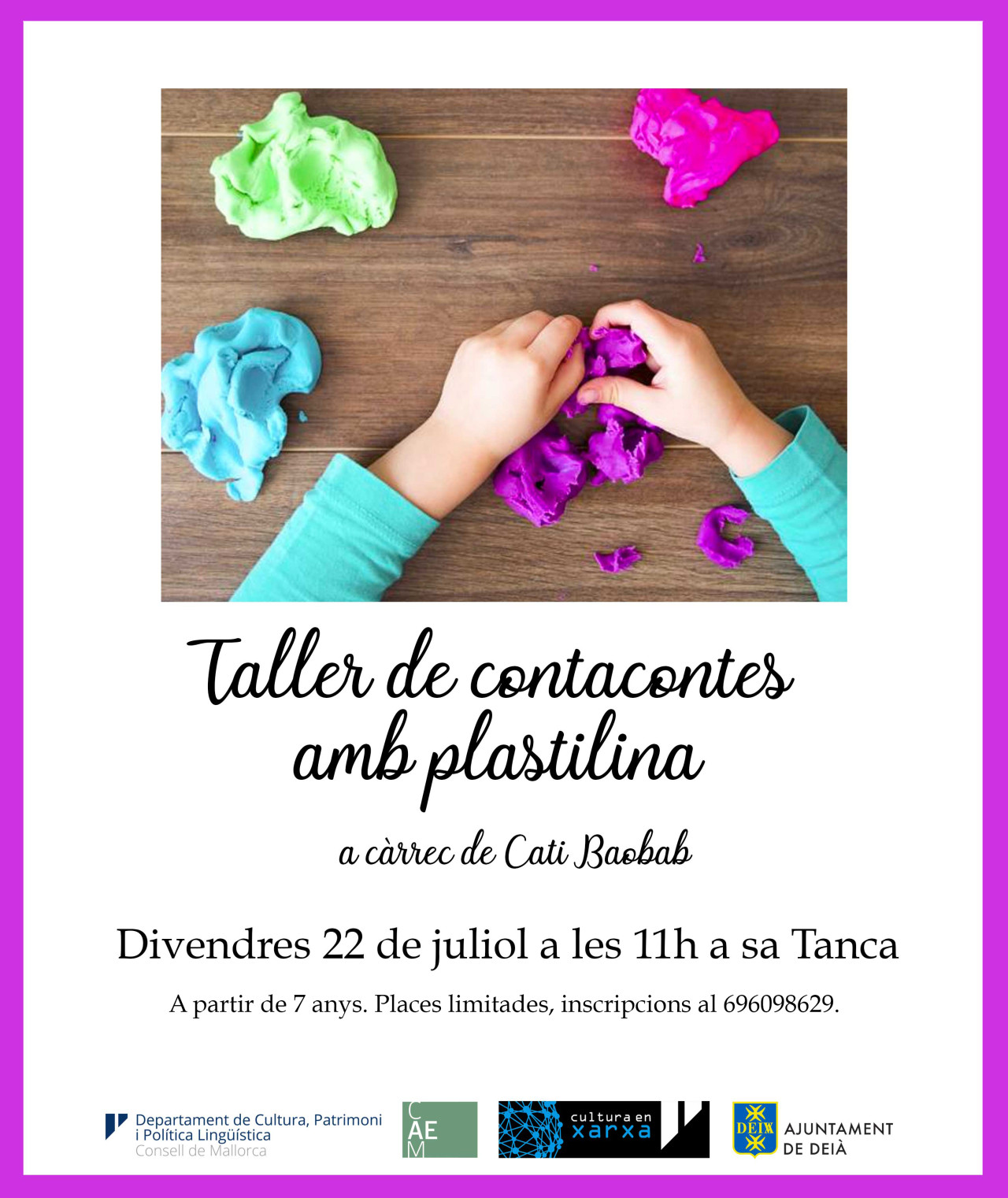 TALLER DE CONTACONTES AMB PLASTILINA