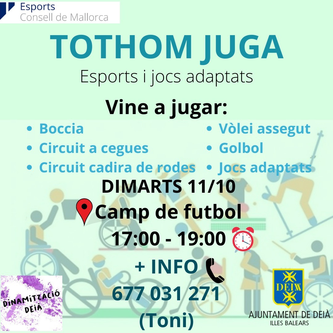 TOTHOM JUGA: JORNADA DE JOCS INCLUSIUS