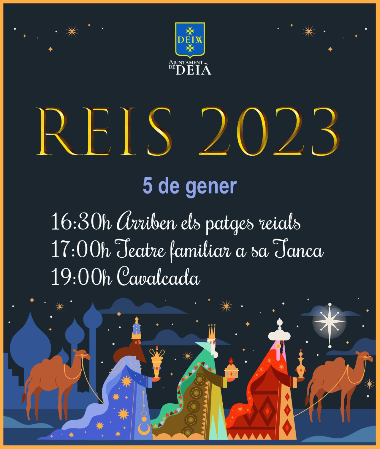 CARTA DE SSMM ELS REIS D'ORIENT AL POBLE DE DEIÀ
