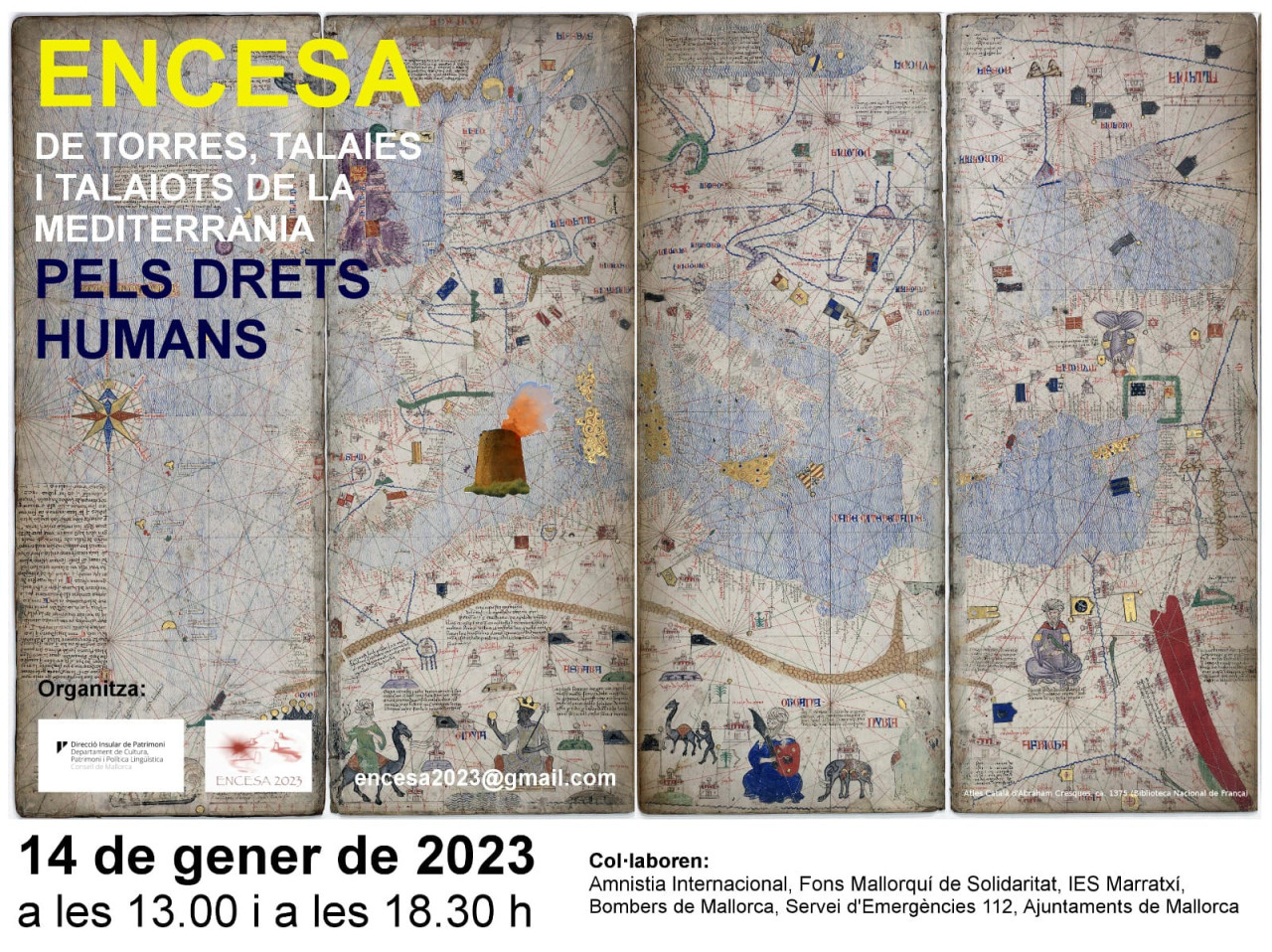 ENCESA DE TORRES,  TALAIES I TALAIOTS PELS DRETS HUMANS