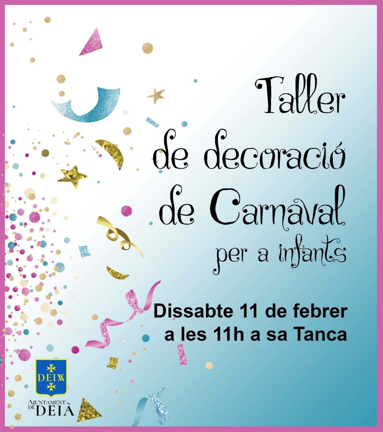 TALLER DE DECORACIÓ DE CARNAVAL 