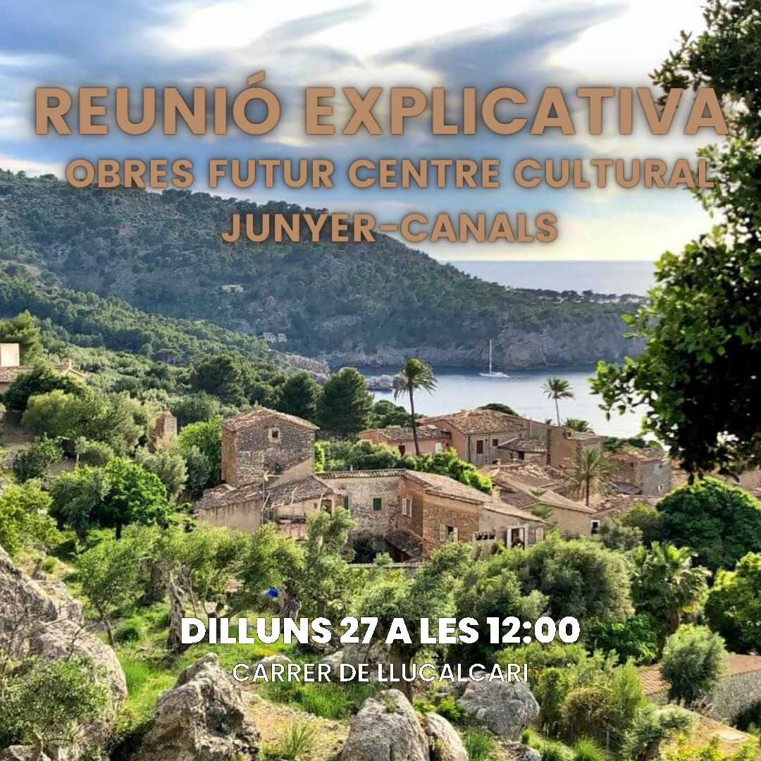 REUNIÓ EXPLICATIVA OBRES CENTRE CULTURAL LLUCALCARI 