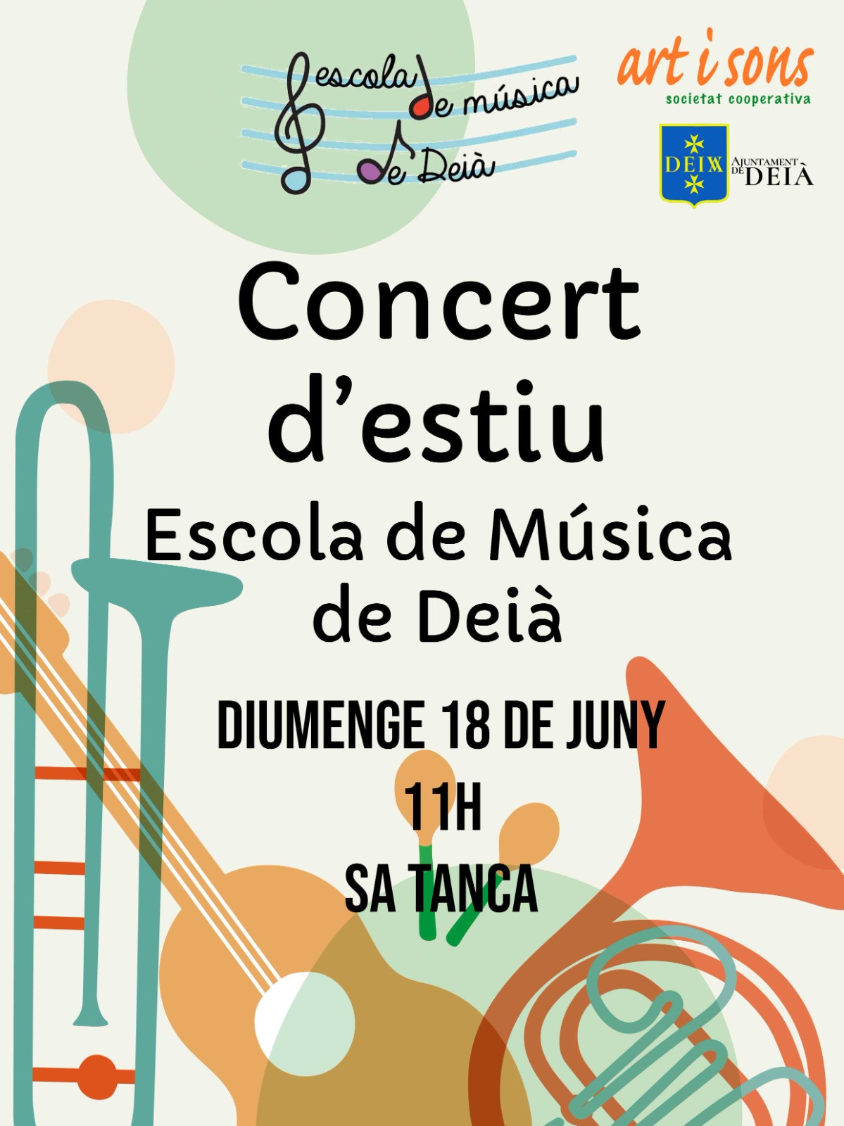 CONCERT D'ESTIU DE L'ESCOLA DE MÚSICA 