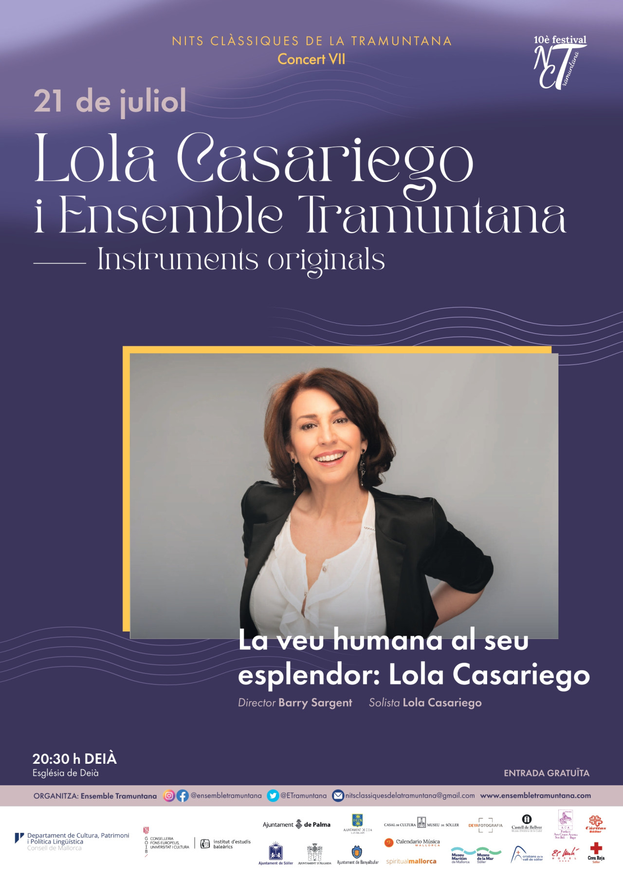 CONCERT: LOLA CASARIEGO I ENSEMBRE TRAMUNTANA