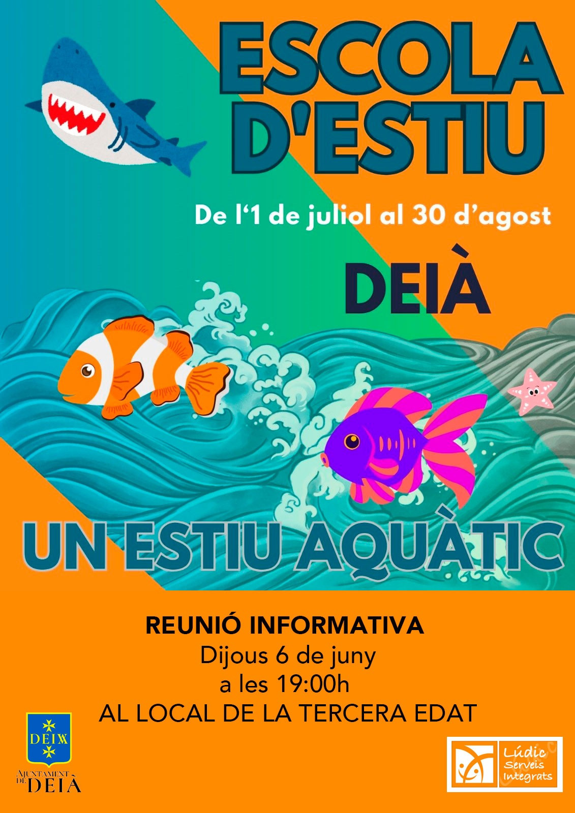 REUNIÓ INFORMATIVA. 🏊🏼‍♀️☀️ ☀️🏸 ESCOLA D'ESTIU