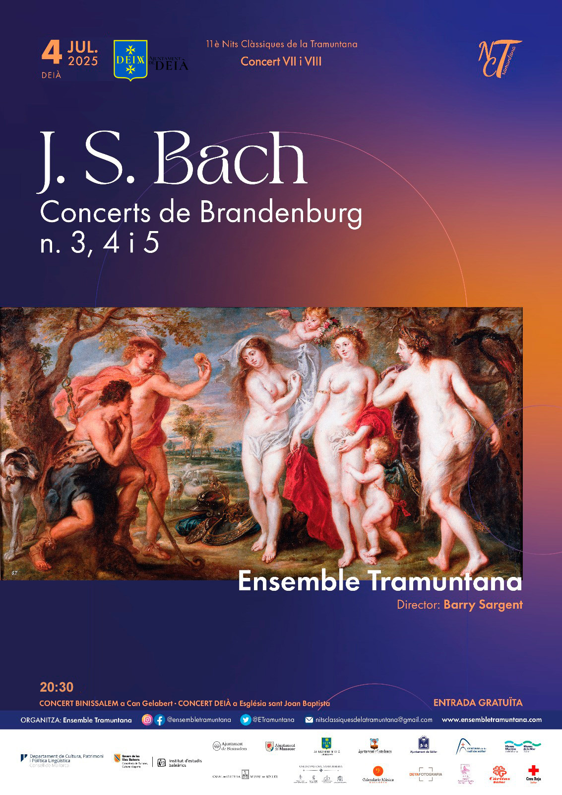 Concerts de Brandenburg nº 3, 4 i 5 - J S Bach