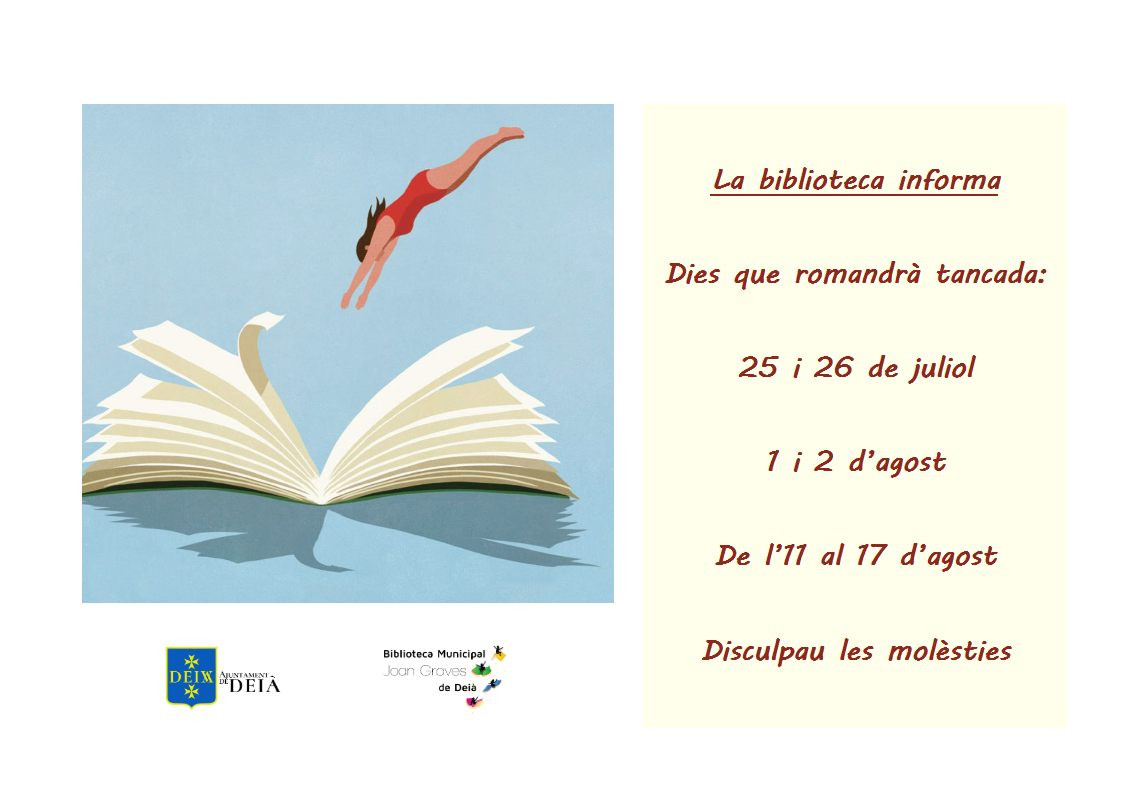 VACANCES A LA BIBLIOTECA