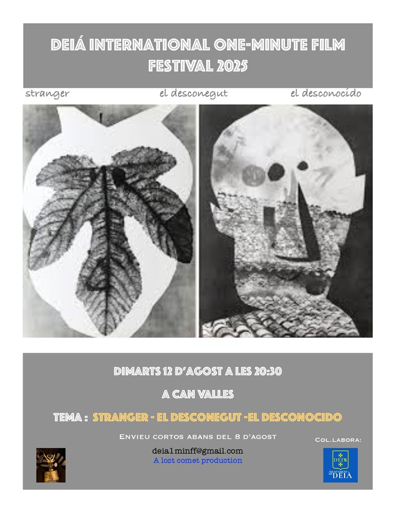 VIII EDICIÓ  FESTIVAL INTERNACIONAL DE CURTMETRATGES D’UN MINUT DE DEIÀ