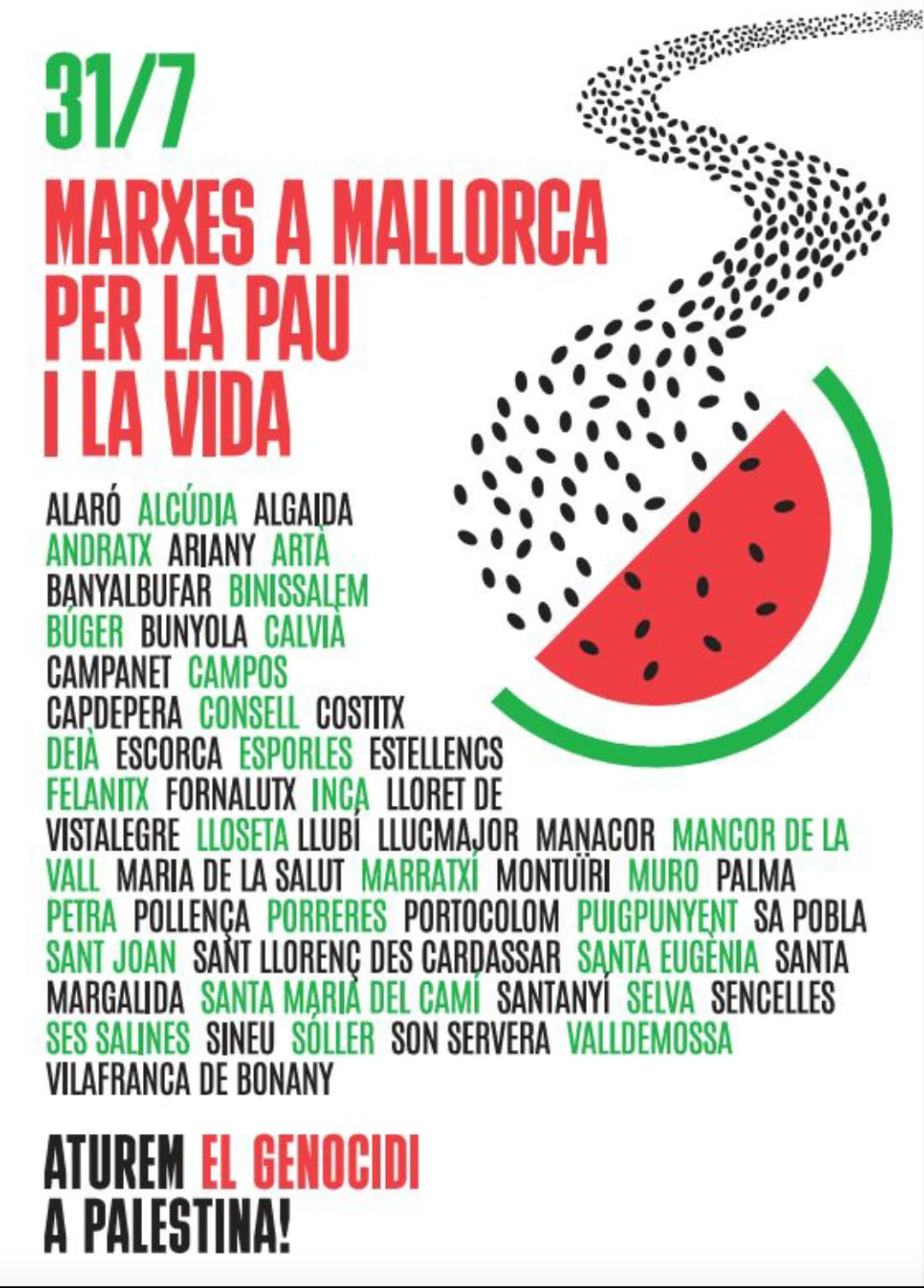 DEIÀ MARXA PER LA PAU I LA VIDA