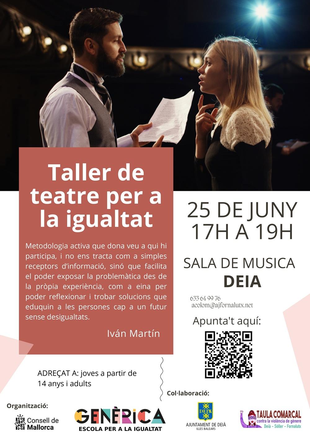 Taller de teatre per a la igualtat