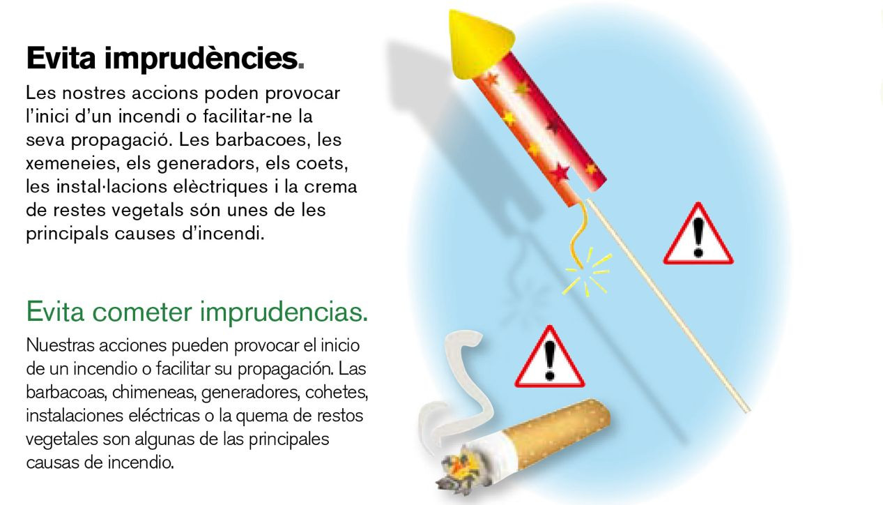 Evita imprudències