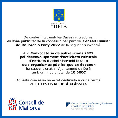 III Festival Deià Classics