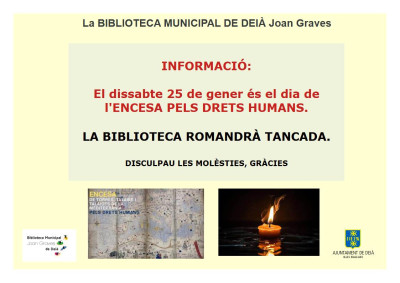 Tancament biblioteca