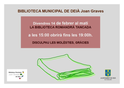 Tancament biblioteca