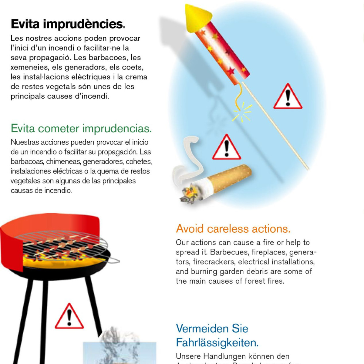 Evita imprudències