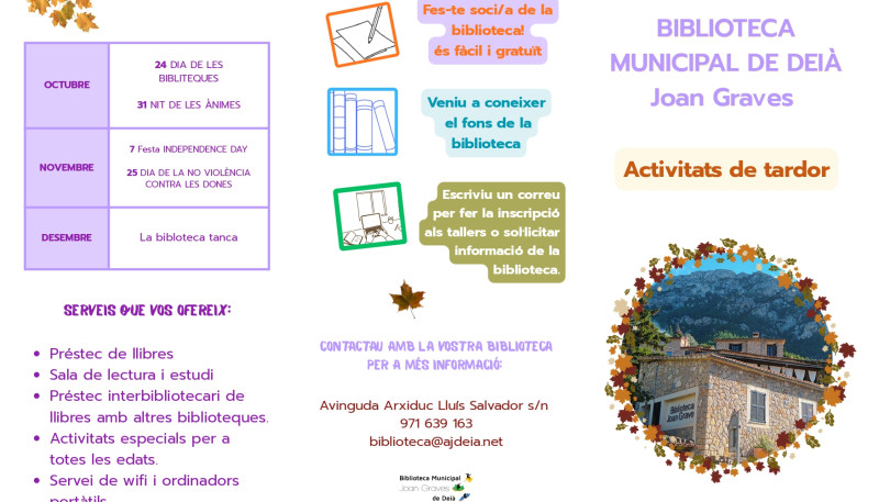 ACTIVITATS TARDOR 2026